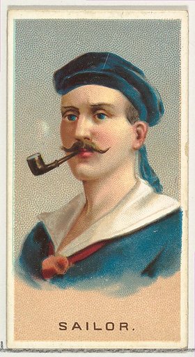 Sailor, from World's Smokers series (N33) for Allen & Ginter Cigarettes