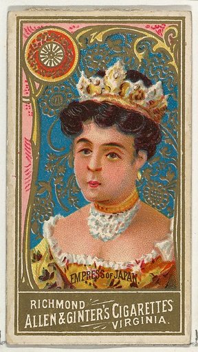 Empress of Japan, from World's Sovereigns series (N34) for Allen & Ginter Cigarettes