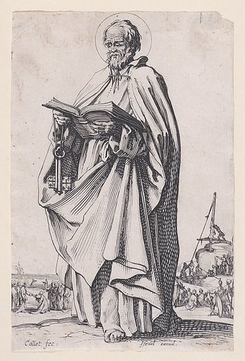 Christ, The Savior, from "Les Grands Apôtres Debout, Représentant Le Sauveur, La Bienheureuse Marie et Les Saints Apôtres" (The Large Standing Apostles, Representing The Savior, The Blessed Mary and The Apostles)