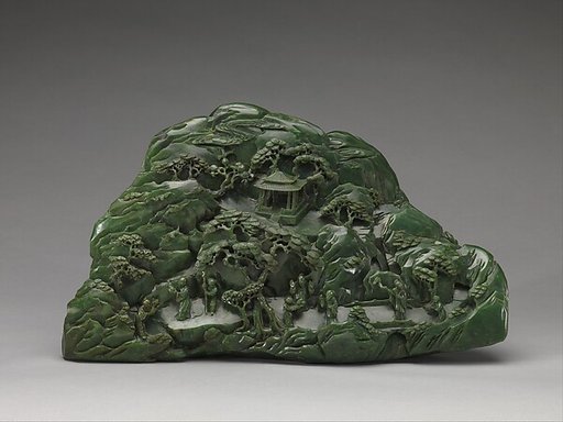 Boulder with Daoist paradise
