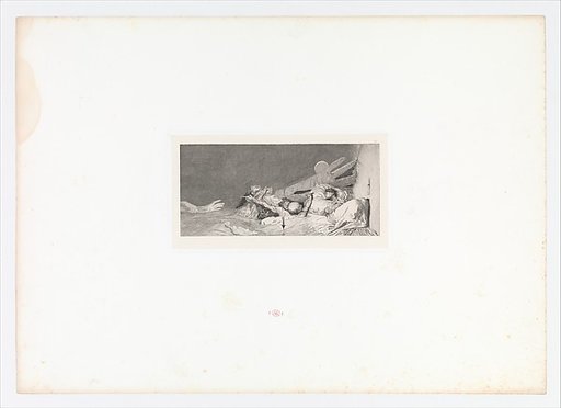Ängste (Fears) from Ein Handschuh (A Glove). Cyclus von zehn Compositionen radirt. Rad. Opus VI, Plate VII. First edition