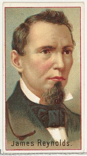 James Reynolds, printer's sample for the World's Inventors souvenir album (A25) for Allen & Ginter Cigarettes