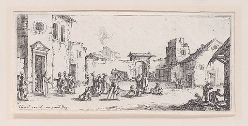 L'Hopital (The Hospital), plate 6 from "Les Petites Misères de la Guerre" (The Little Miseries of War)