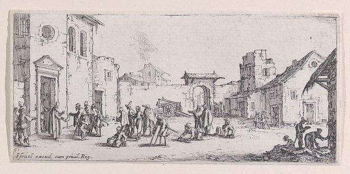 L'Hopital (The Hospital), plate 6 from "Les Petites Misères de la Guerre" (The Little Miseries of War)