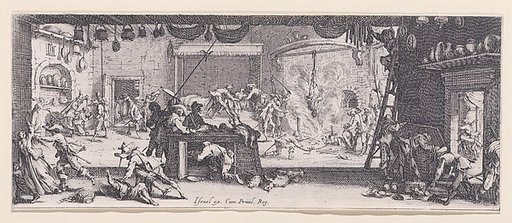 Le Pillage d'une Ferme, plate 5 from "Les Misères et les Mal-Heures de la Guerre" (The Miseries and Misfortunes of War)