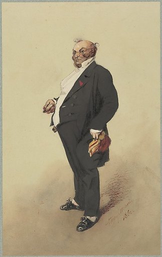 Self-Portrait as Monsieur Prudhomme