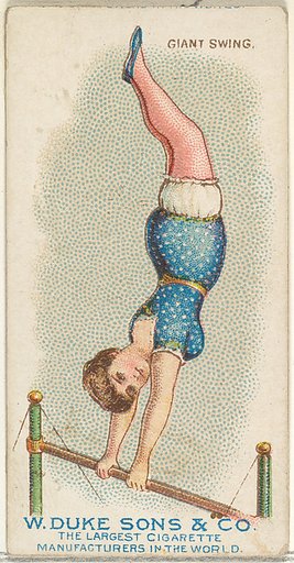 Giant Swing, from the Gymnastic Exercises series (N77) for Duke brand cigarettes