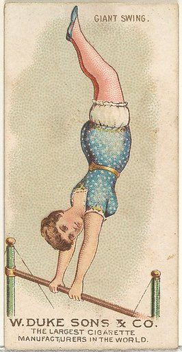 Giant Swing, from the Gymnastic Exercises series (N77) for Duke brand cigarettes