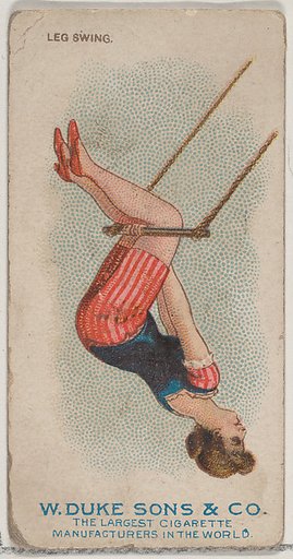 Leg Swing, from the Gymnastic Exercises series (N77) for Duke brand cigarettes