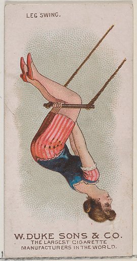 Leg Swing, from the Gymnastic Exercises series (N77) for Duke brand cigarettes