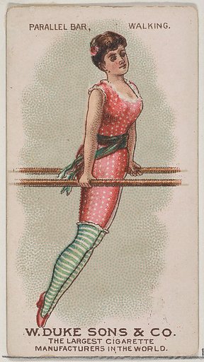 Parallel Bar, Walking, from the Gymnastic Exercises series (N77) for Duke brand cigarettes