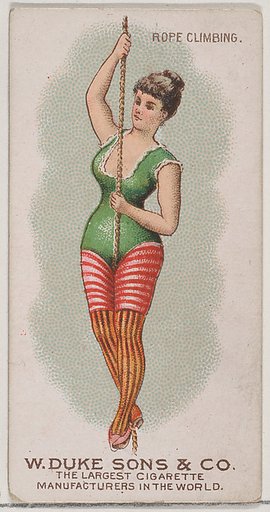 Rope Climbing, from the Gymnastic Exercises series (N77) for Duke brand cigarettes