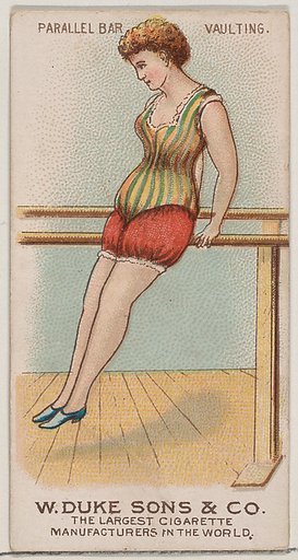 Parallel Bars, Vaulting, from the Gymnastic Exercises series (N77) for Duke brand cigarettes