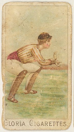 From the series "Sports Girls" (C190), issued by the American Cigarette Company, Ltd., Montreal, to promote Gloria Cigarettes