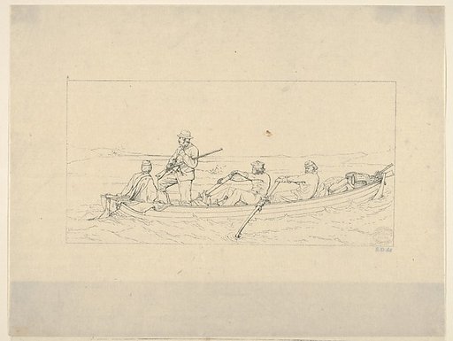Marylanders Crossing the Potomac to Join the Southern Army (from Confederate War Etchings)
