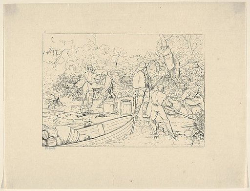 Smuggling of Medicines into the South (from Confederate War Etchings)