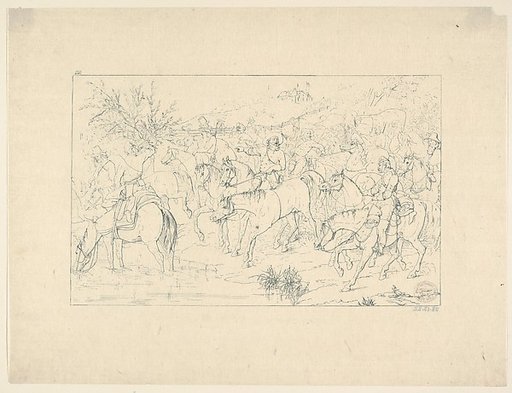 General Stuart's Return from Pennsylvania, from "Confederate War Etchings"