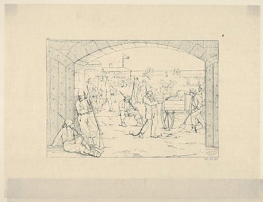 Butler's Victims of Fort St. Philip (from Confederate War Etchings)