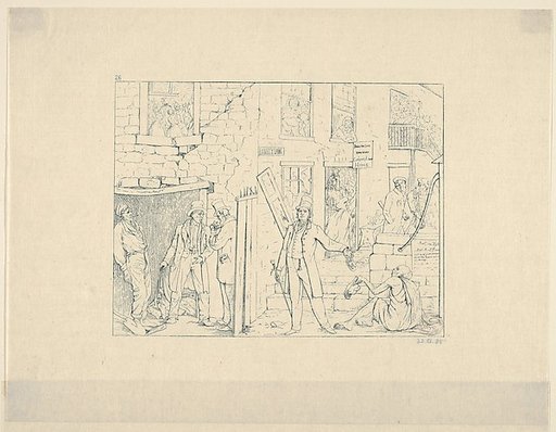 Free Negroes in the North (from Confederate War Etchings)