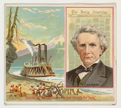 A.S. Colyar, The Nashville Daily American, from the American Editors series (N35) for Allen & Ginter Cigarettes