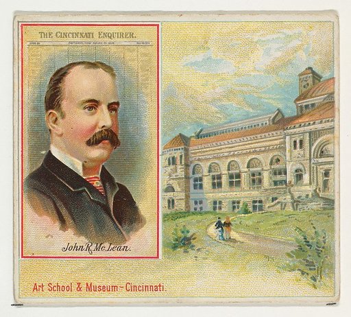 John R. McLean, The Cincinnati Enquirer, from the American Editors series (N35) for Allen & Ginter Cigarettes