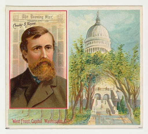 Crosby S. Noyes, The Washington Evening Star, from the American Editors series (N35) for Allen & Ginter Cigarettes