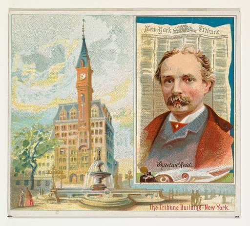 Whitelaw Reid, New York Tribune, from the American Editors series (N35) for Allen & Ginter Cigarettes