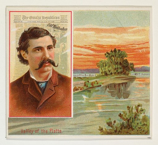 O.H. Rothaker, The Omaha Republican, from the American Editors series (N35) for Allen & Ginter Cigarettes