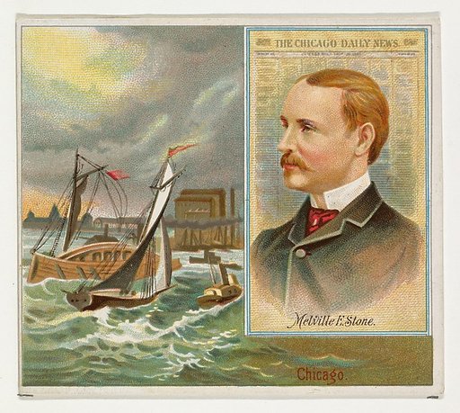Melville E. Stone, The Chicago Daily News, from the American Editors series (N35) for Allen & Ginter Cigarettes