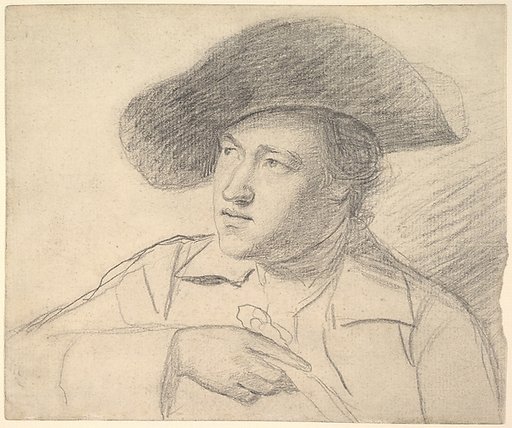 The Rev. William Atkinson, wearing a broad-brimmed hat