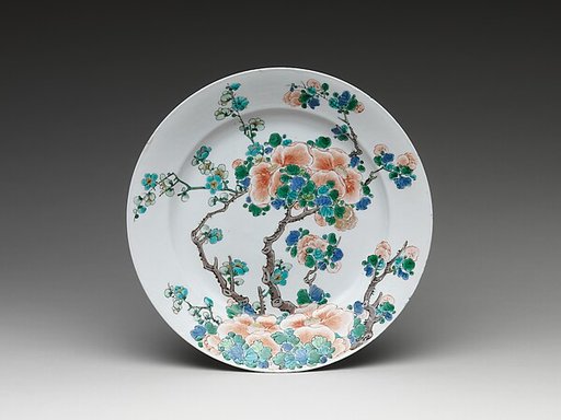 Dish with flowers
