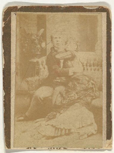 From the Actresses and Celebrities series (N60, Type 1) promoting Little Beauties Cigarettes for Allen & Ginter brand tobacco products