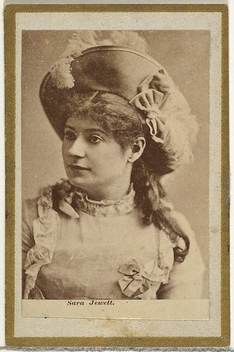 Sara Jewett, from the Actresses and Celebrities series (N60, Type 2) promoting Little Beauties Cigarettes for Allen & Ginter brand tobacco products
