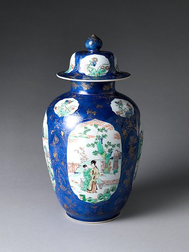 Jar with Landscape Scenes
