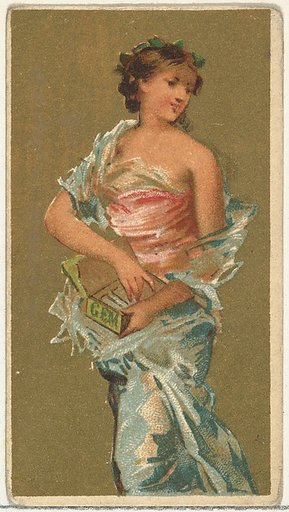 From the Girls and Children series (N65) promoting Richmond Gem Cigarettes for Allen & Ginter brand tobacco products