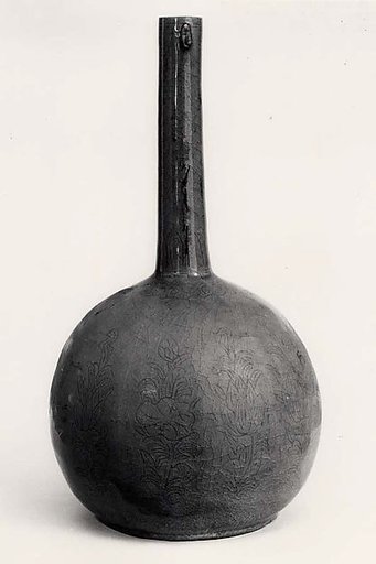 Bottle with Lotus Pond