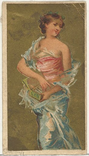 From the Girls and Children series (N65) promoting Richmond Gem Cigarettes for Allen & Ginter brand tobacco products