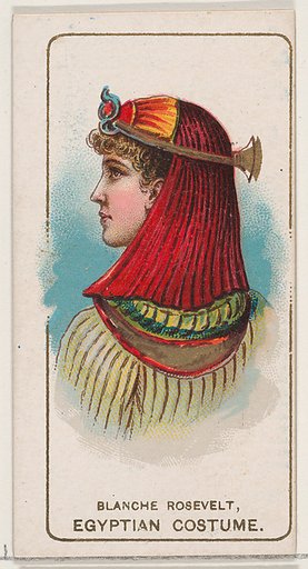 Blanche Rosevelt in Egyptian Costume, from the set Actors and Actresses, Second Series (N71) for Duke brand cigarettes