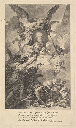 Portrait of Simon-Nicolas-Henri Linguet