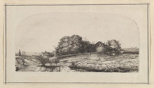 Landscape with a Haybarn and a Flock of Sheep (copy)