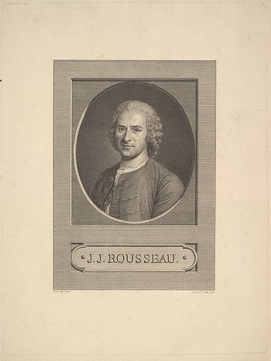 Portrait of Jean-Jacques Rousseau