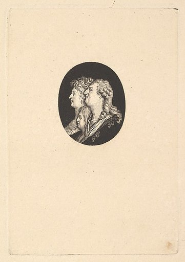 Portrait of Louis XVI, Marie Antoinette and The Dauphin