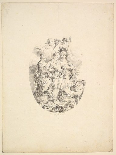 Allegory of Louis XVI on the Occasion of his Accession to the Throne of France in 1774