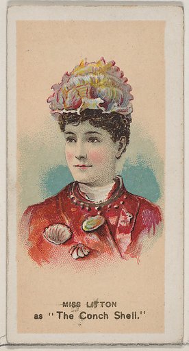 Miss Litton as "The Conch Shell," from the series Fancy Dress Ball Costumes (N73) for Duke brand cigarettes