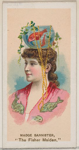 Madge Bannister as "The Fisher Maiden," from the series Fancy Dress Ball Costumes (N73) for Duke brand cigarettes