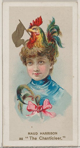 Maud Harrison as "The Chanticleer," from the series Fancy Dress Ball Costumes (N73) for Duke brand cigarettes
