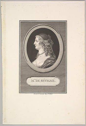 Portrait of Marie de Rabutin, Mise de Sévigné