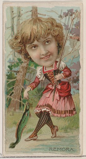 Remora, from the series Fishers and Fish (N74) for Duke brand cigarettes