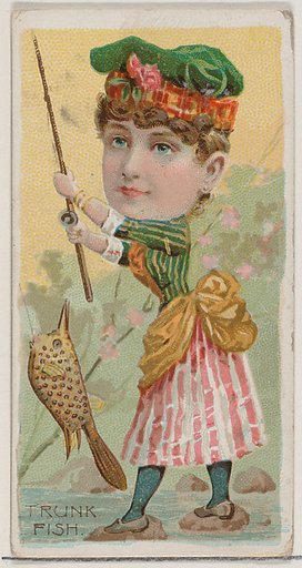 Trunk Fish, from the series Fishers and Fish (N74) for Duke brand cigarettes