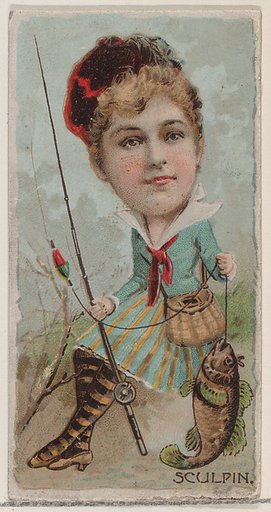 Sculpin, from the series Fishers and Fish (N74) for Duke brand cigarettes
